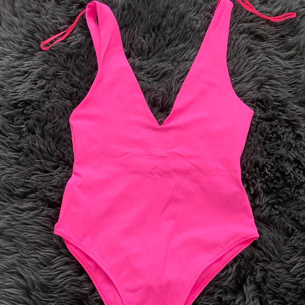 Zara neon pink bodysuit